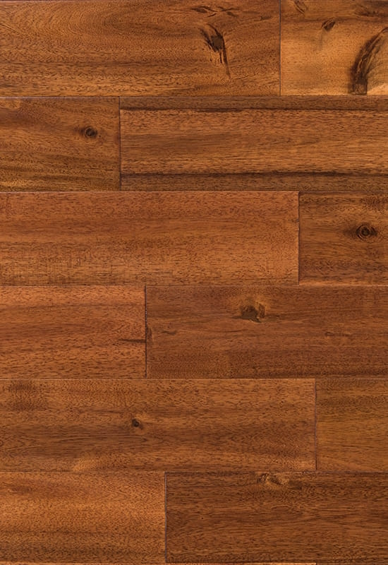 Big Leaf Acacia 90 (120) Ručně šroubované zoufalé podlahy z masivního dřeva